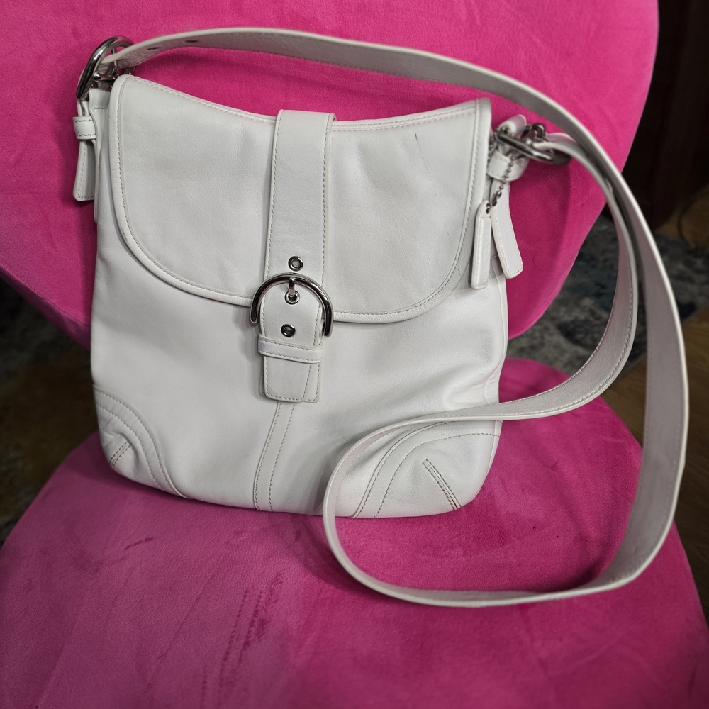 Coach White Soho Crossbody